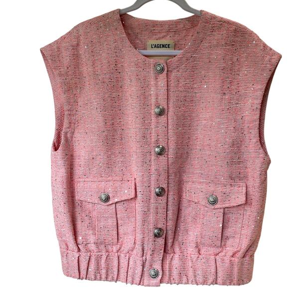 L'Agence Uma Vest Sugar Plum - Picture 9 of 14